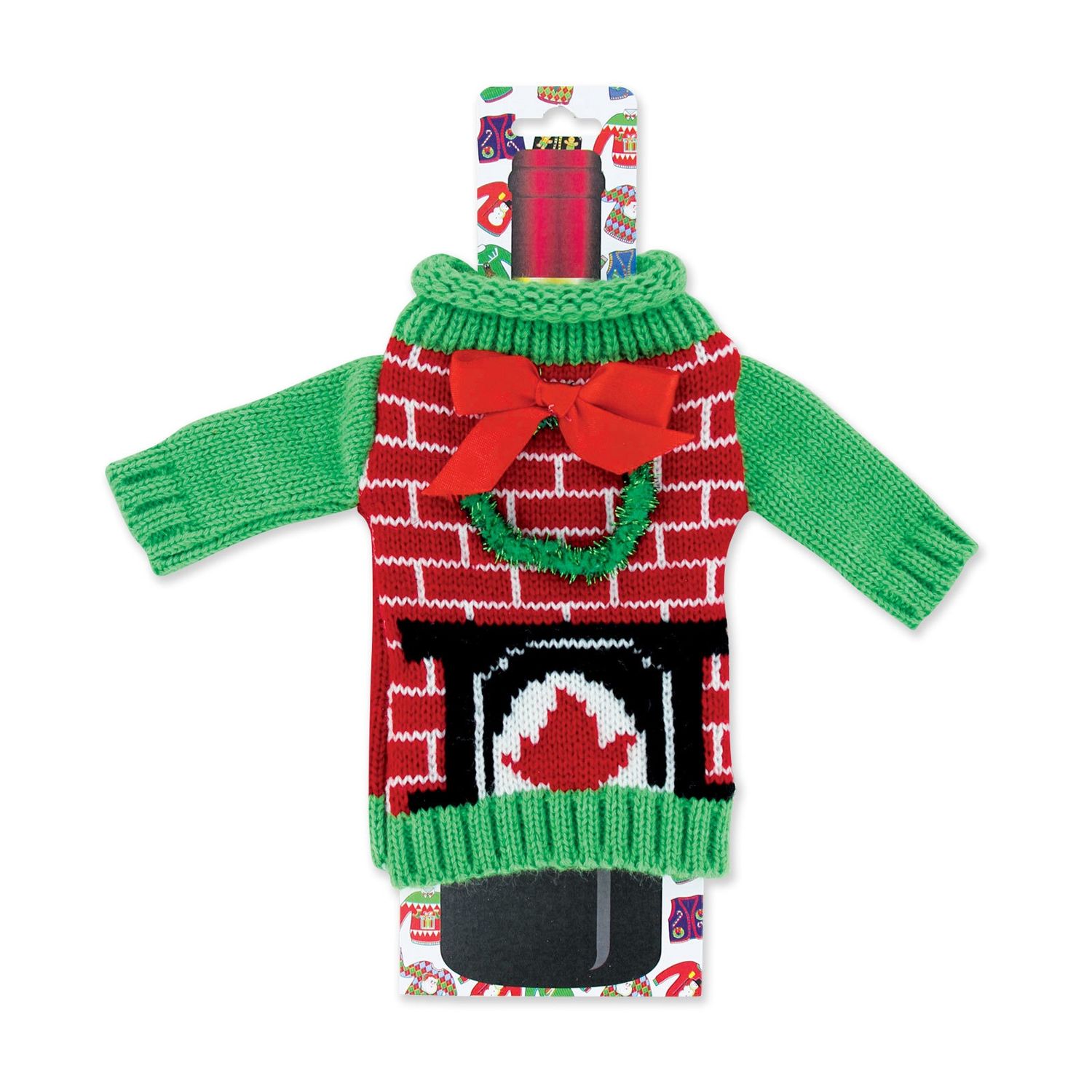 Wine Bottle Xmas Sweater