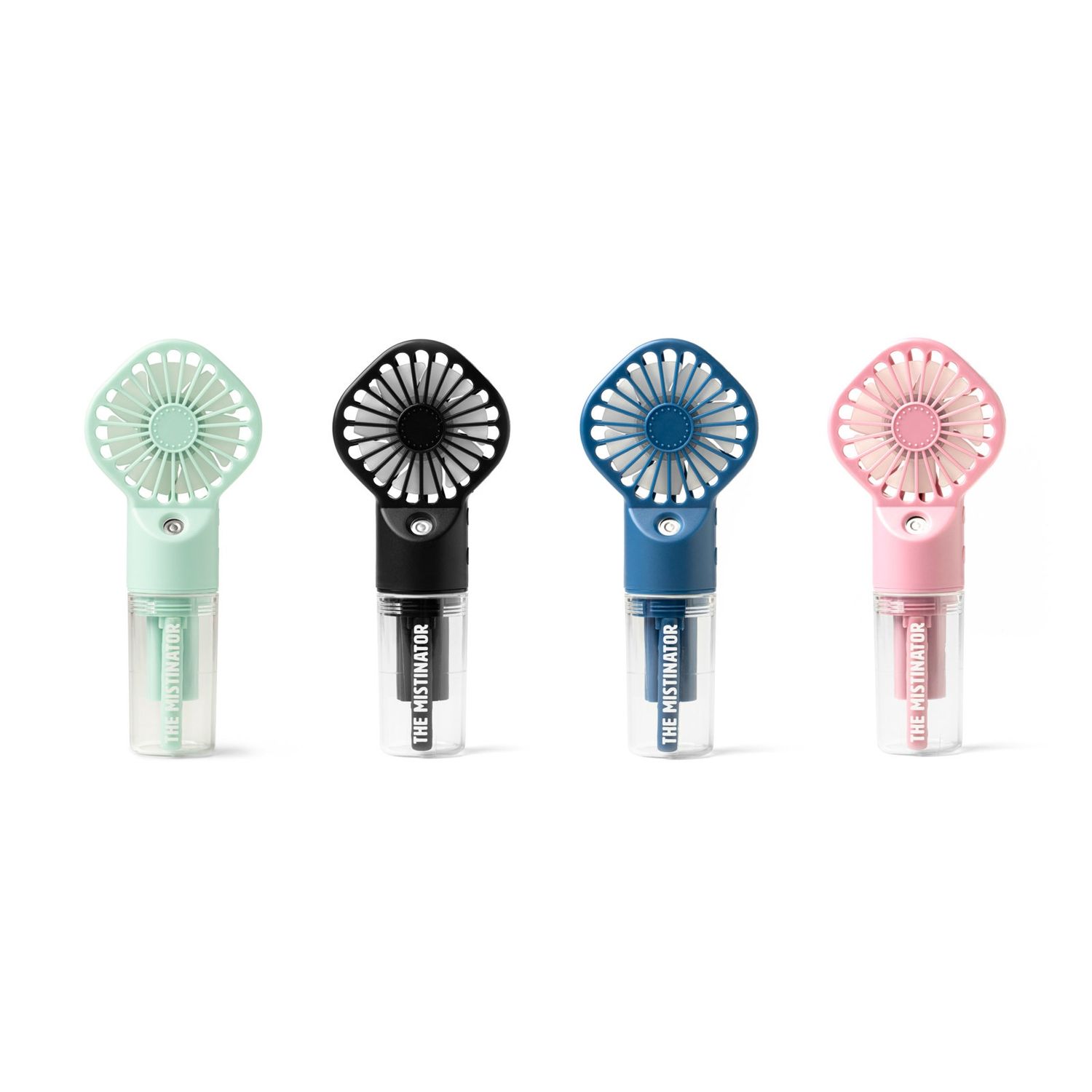 The Mistinator 2 In 1 Rechargeable Water Fan 4 Colors Assorted
