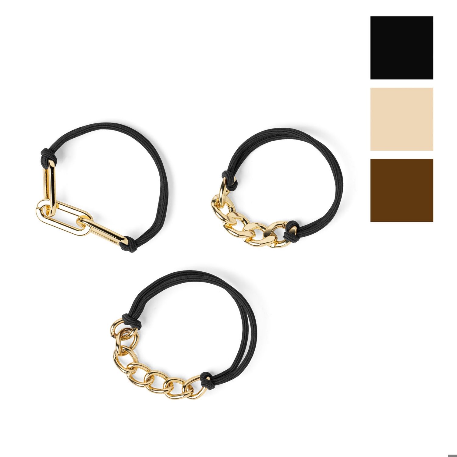 So Extra Bracelet Hair Tie 3 Styles