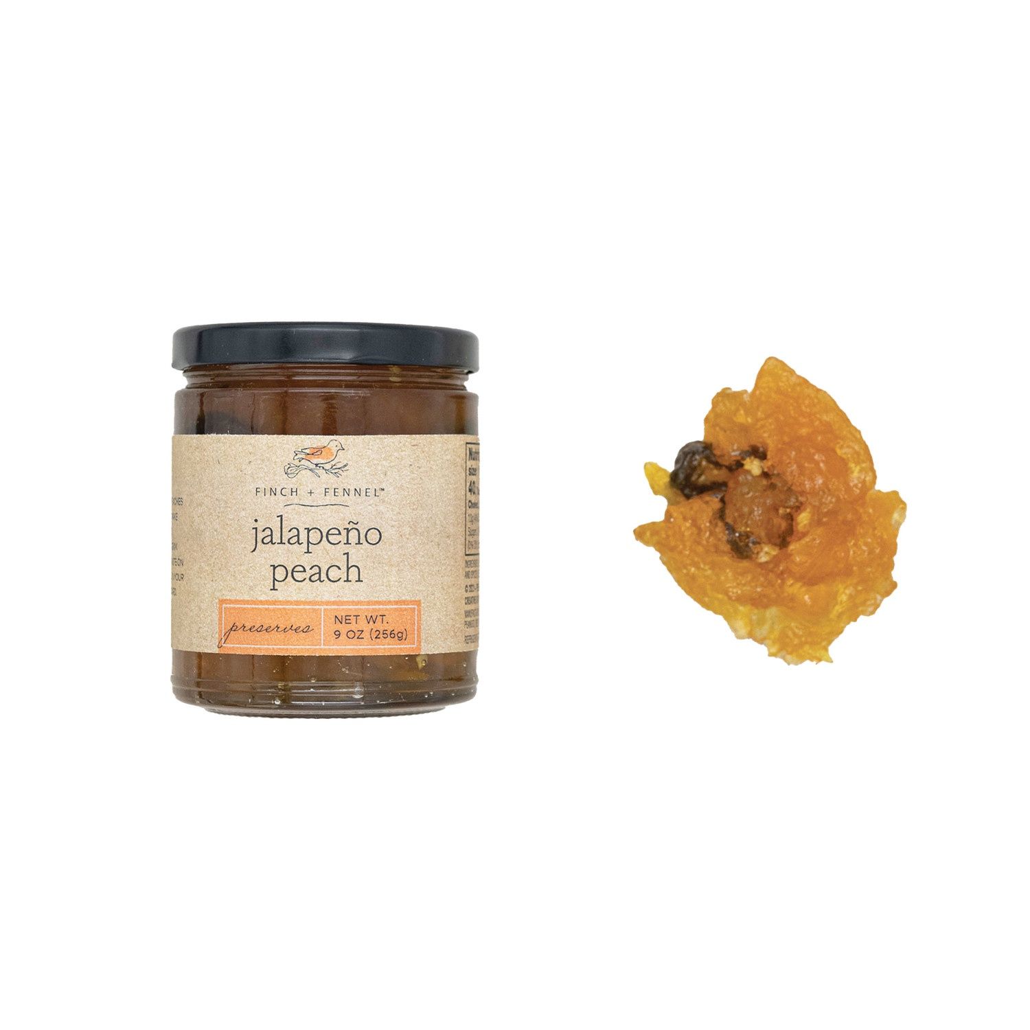 Finch + Fennel Jalapeno Peach Preserves