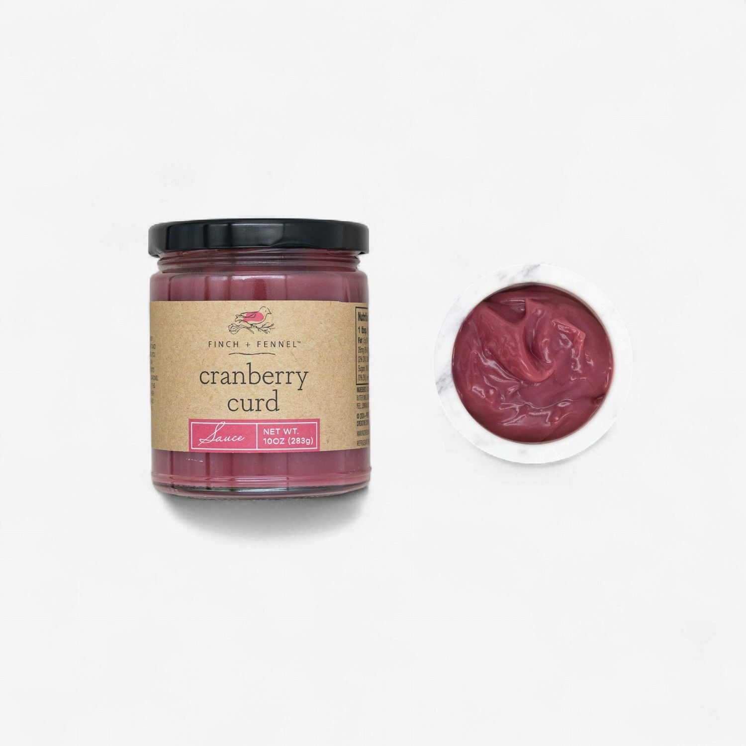 Finch + Fennel Cranberry Curd
