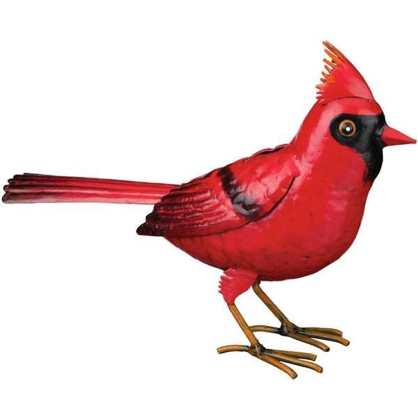 Metal Cardinal Décor