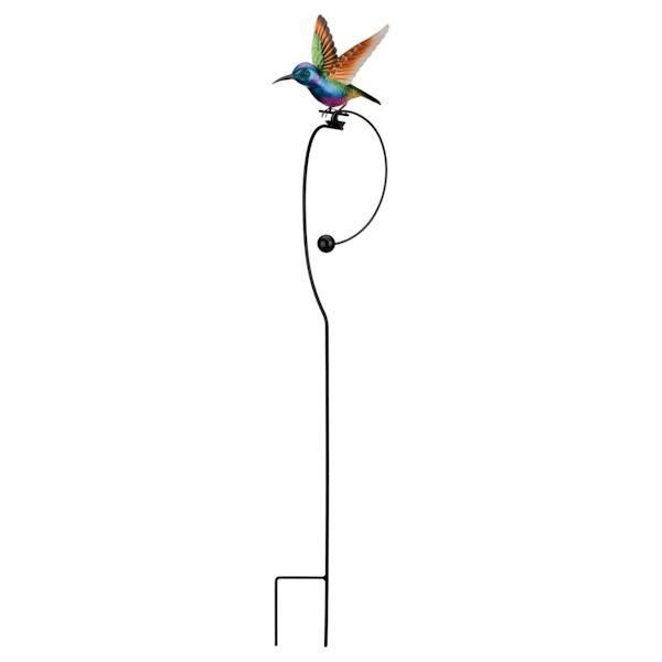 Rocker Hummingbird Stake Purple Coronet