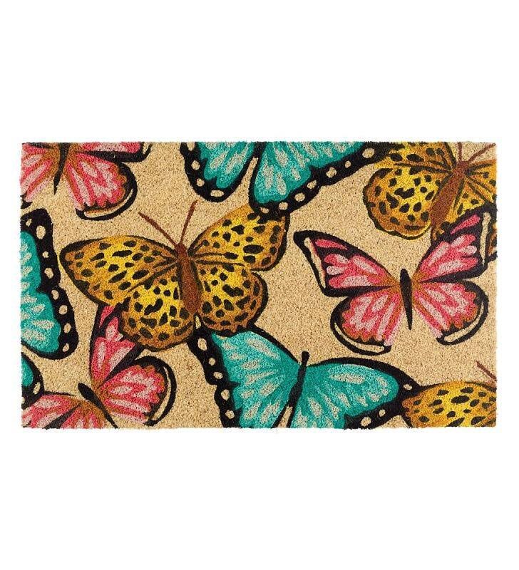 Coir Mat Butterfly