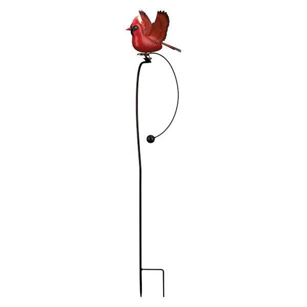 Rocker Bird Stake Cardinal