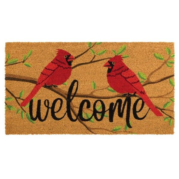Coir Doormat Cardinals