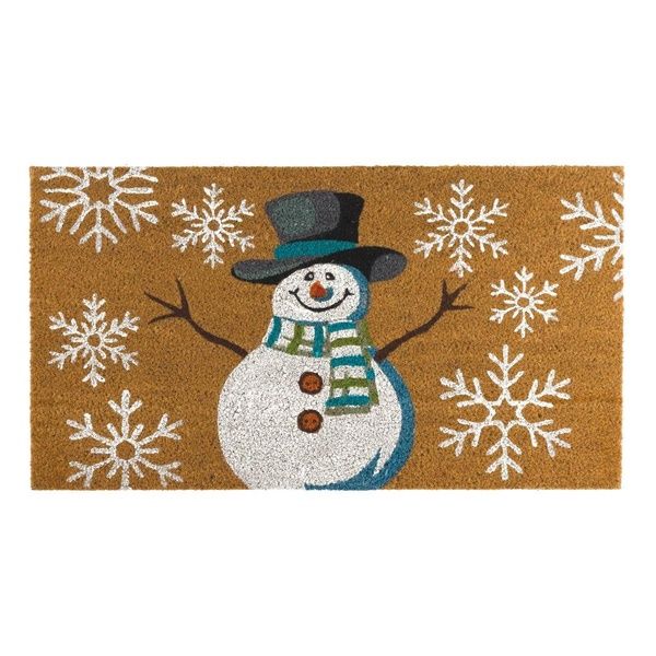 Coir Mat Snowman