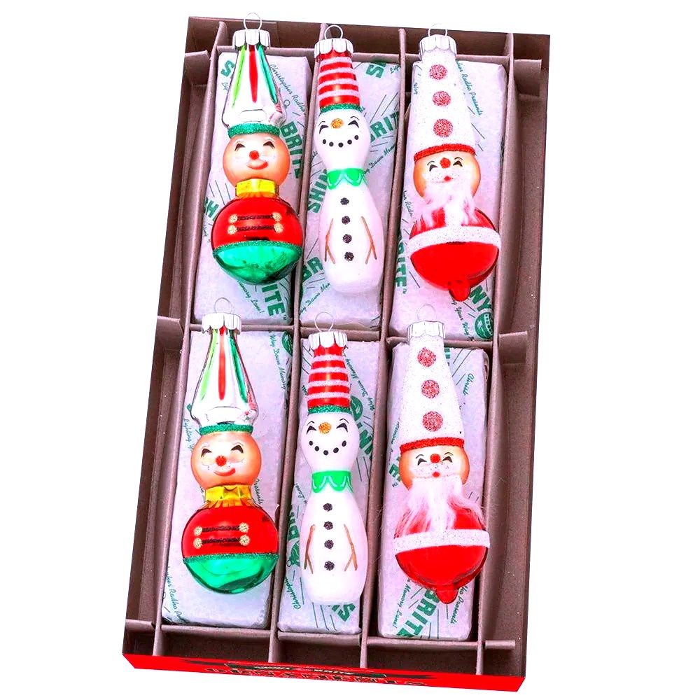 Holiday Splendor - 2.5" - Decorated Figures - 6 Count