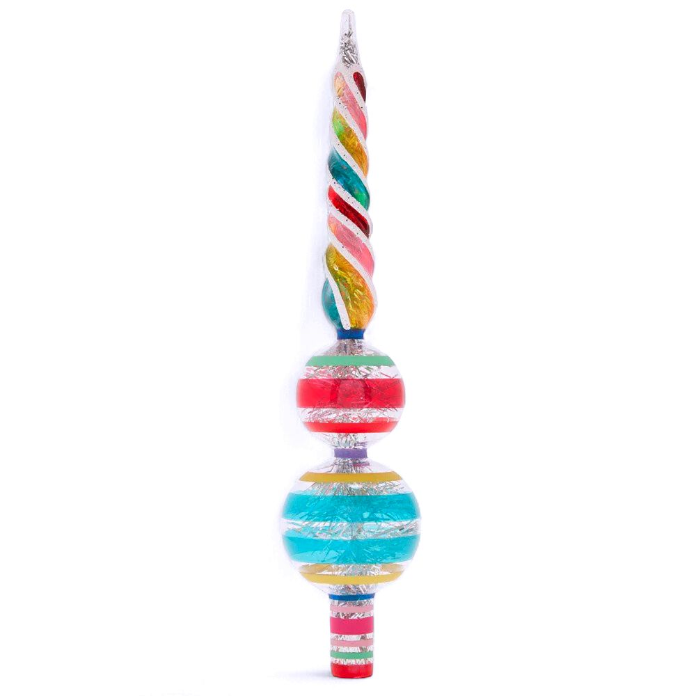 Vivid Vintage - 13" - Decorated Finial Stand