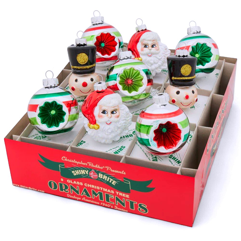 Holiday Splendor  9 Count 2.5" Reflector  Rounds &amp; Figures Styles Assorted