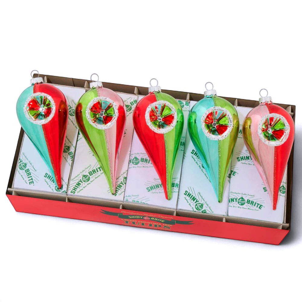 Festive Fete 5 Count 5" Reflector Tulips Styles Assorted