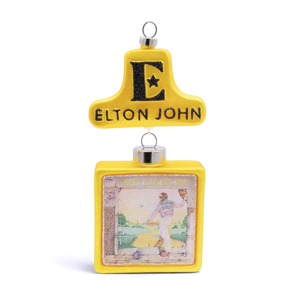 Goodbye Yellow Brick  Road Album Cover Ornament