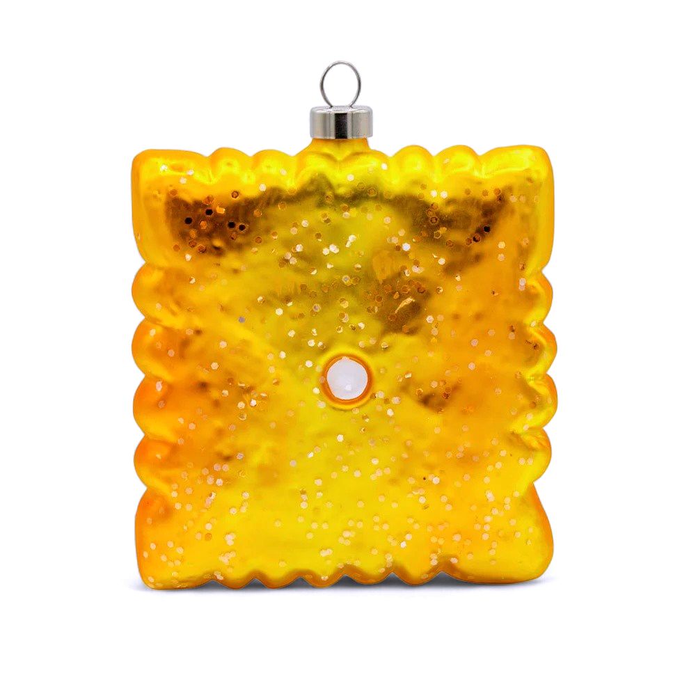 Gigantic Cheez-It Ornament