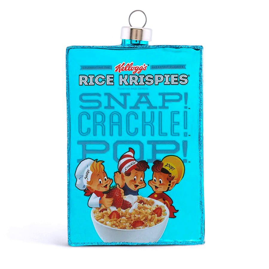 Rice Krispies Vintage Cereal Box Ornamentament