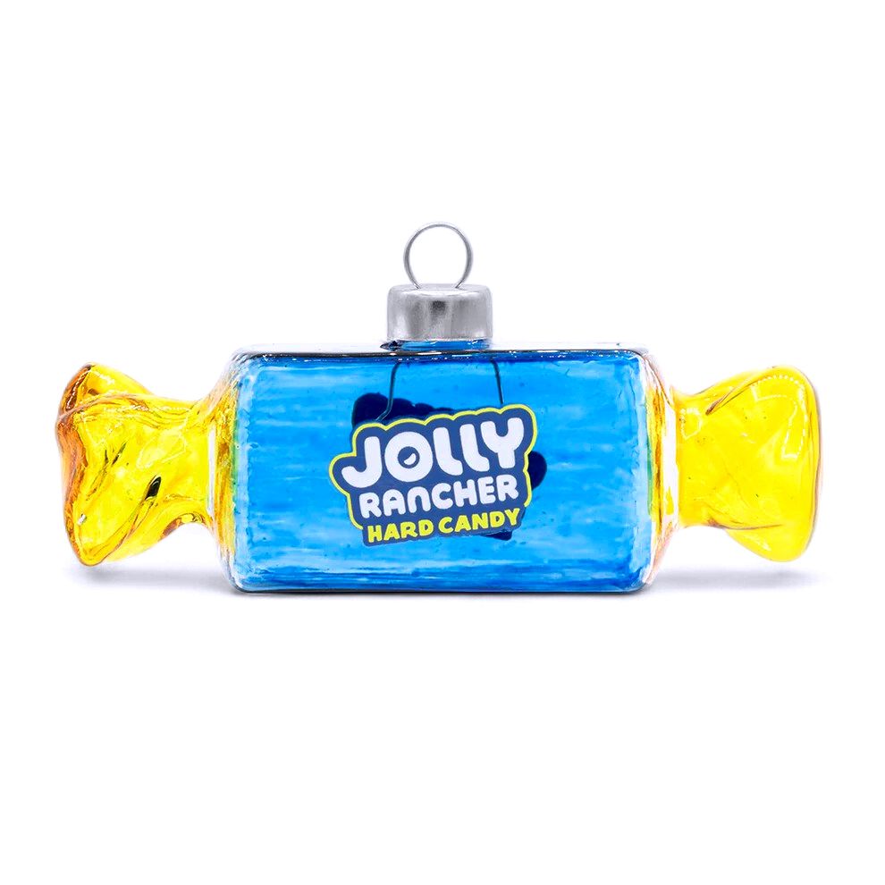 Blue Raspberry Jolly Rancher Ornament