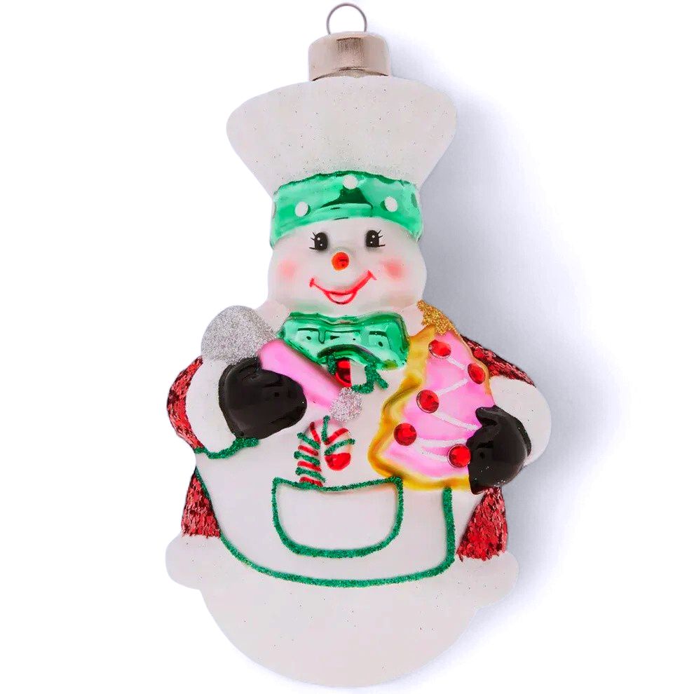 Snowman Baker Ornament