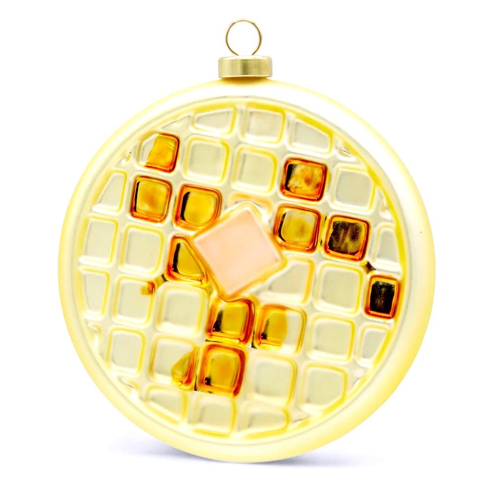 Eggo Waffle Ornament