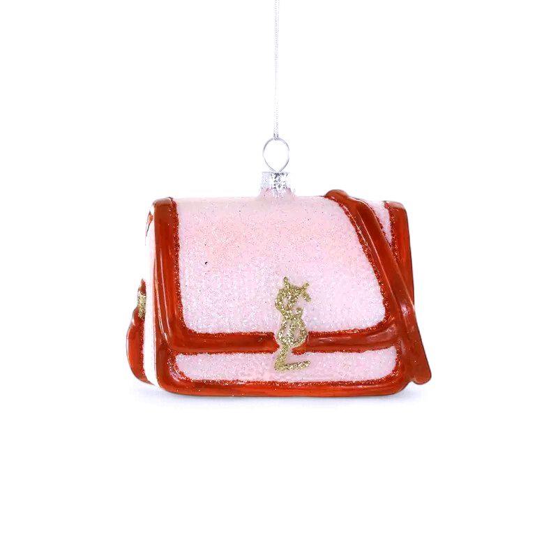 Bag W/ Leather Trim Ornament
