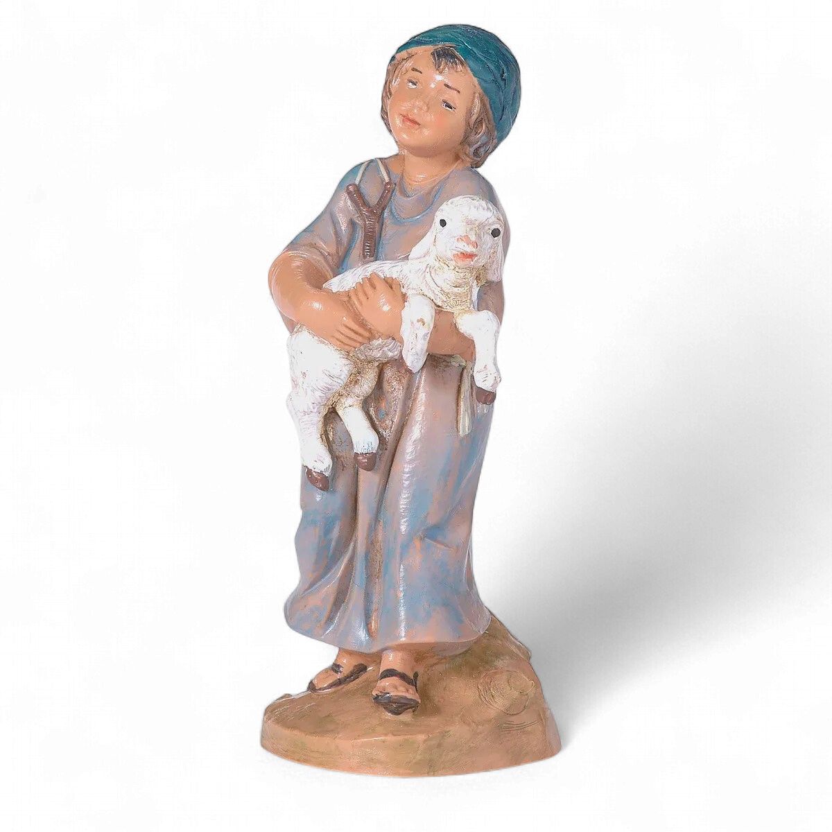 Silas Boy Holding Sheep Fontanini 5" Scale