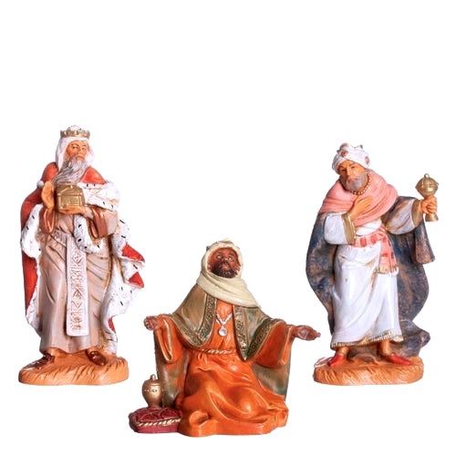 Three Kings 3 Piece Set Fontanini 5" Scale