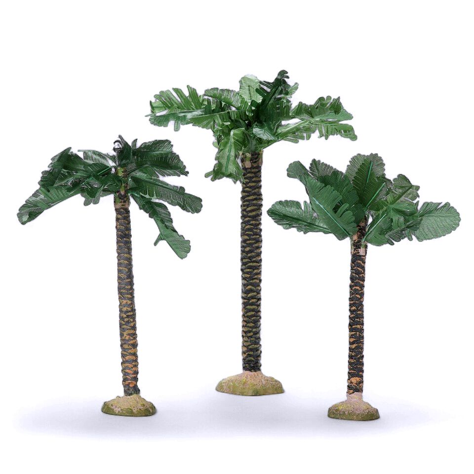 Palm Trees -3Pc Set - Fontanini 5" Scale