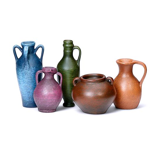 Jugs And Pots - 5Pc - Fontanini 5" Scale