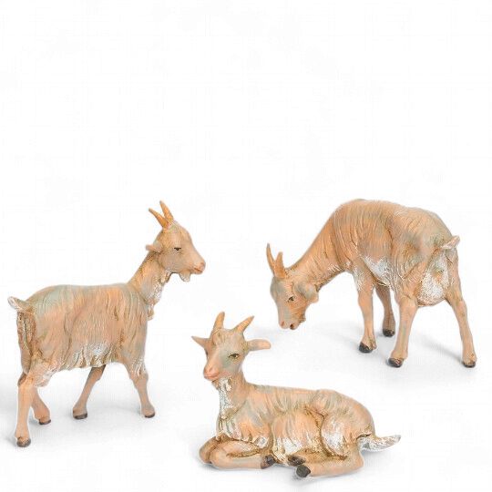 Goats -3 Pc Set - Fontanini 7.5" Scale