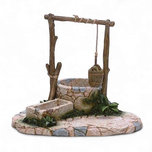 Town Well W/ Trough Fontanini 5" Scale