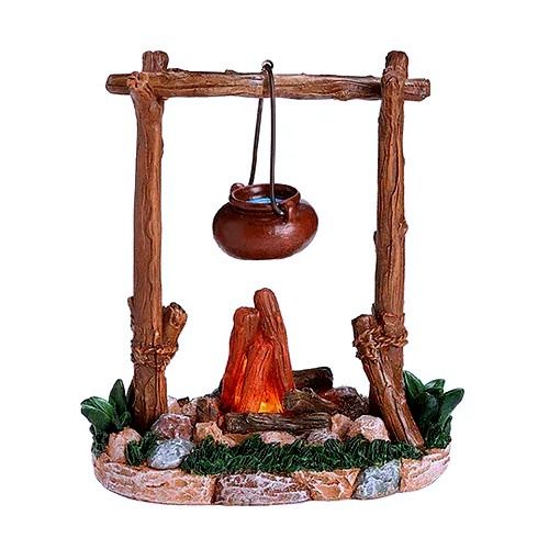 Led Campfire Fontanini 7.5" Scale