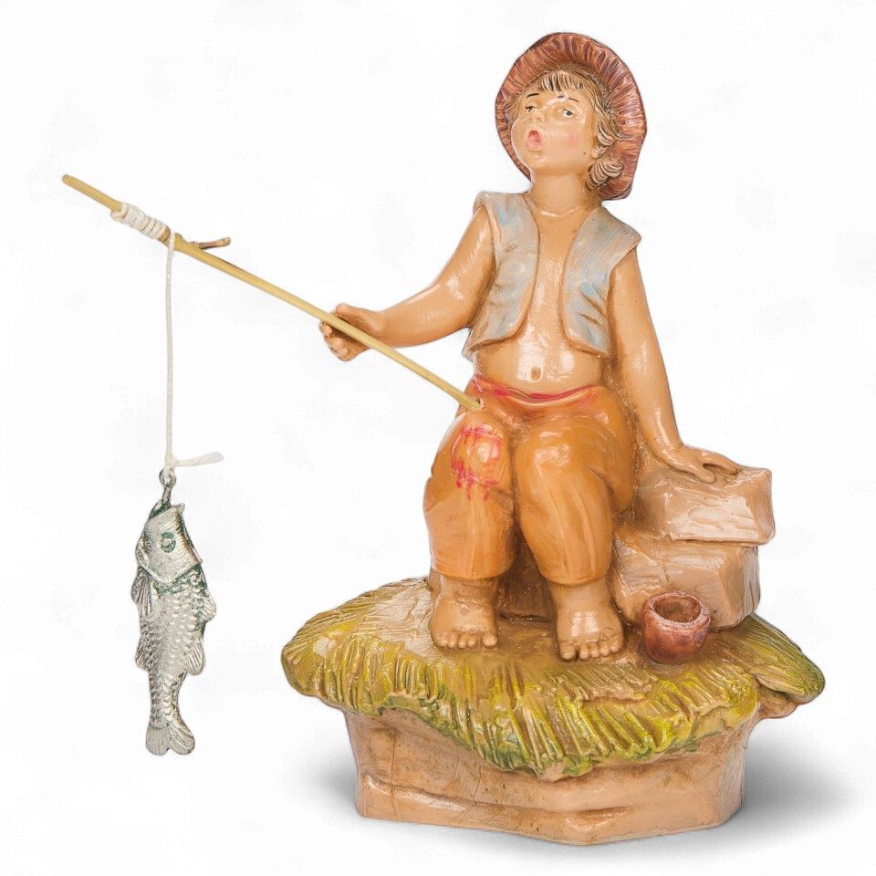 Jada Fishing Boy Fontanini 5" Scale