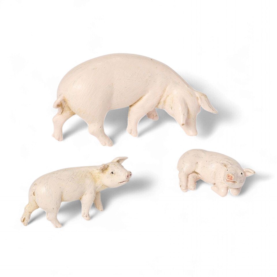 Pigs - 3Pc Set -Fontanini 5" Scale