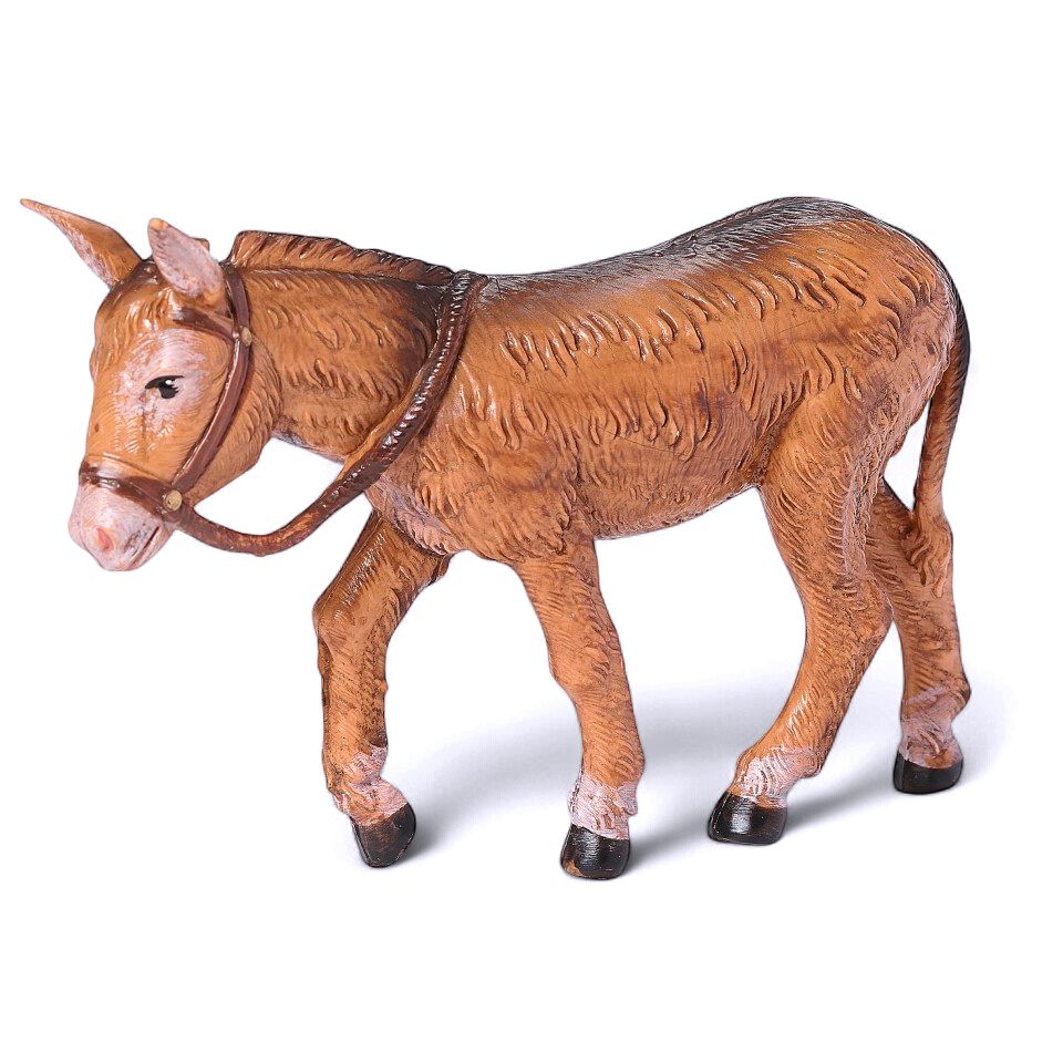Donkey with Cross Marking Fontanini 5" Scale