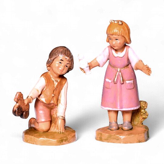 Ella And Cai - 2 Pc Set - Fontanini 5" Scale