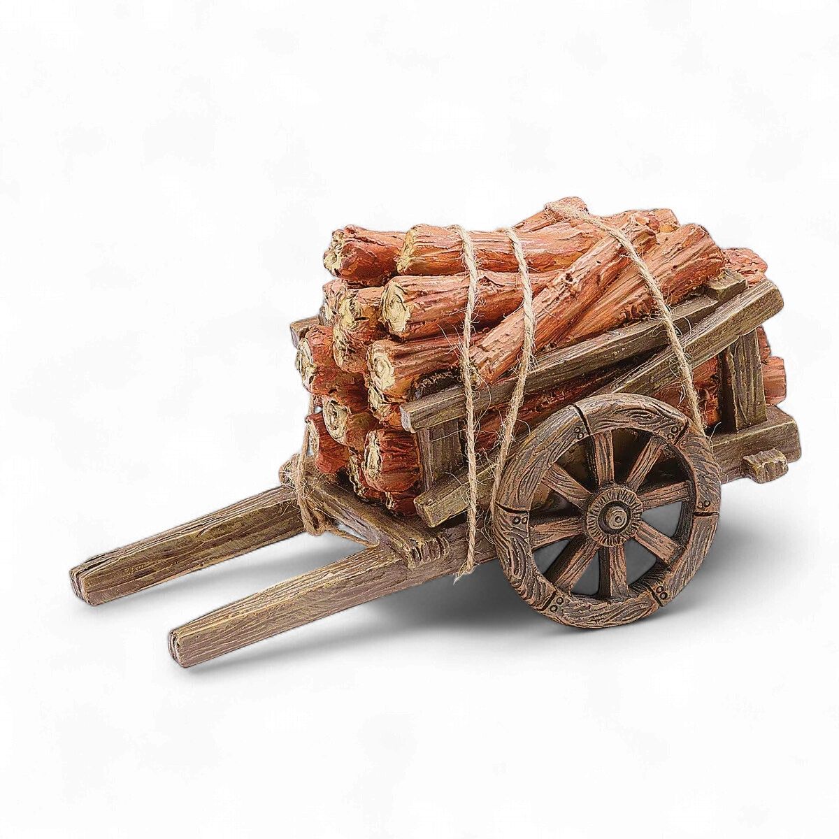 Wood Log Cart Fontanini 5" Scale