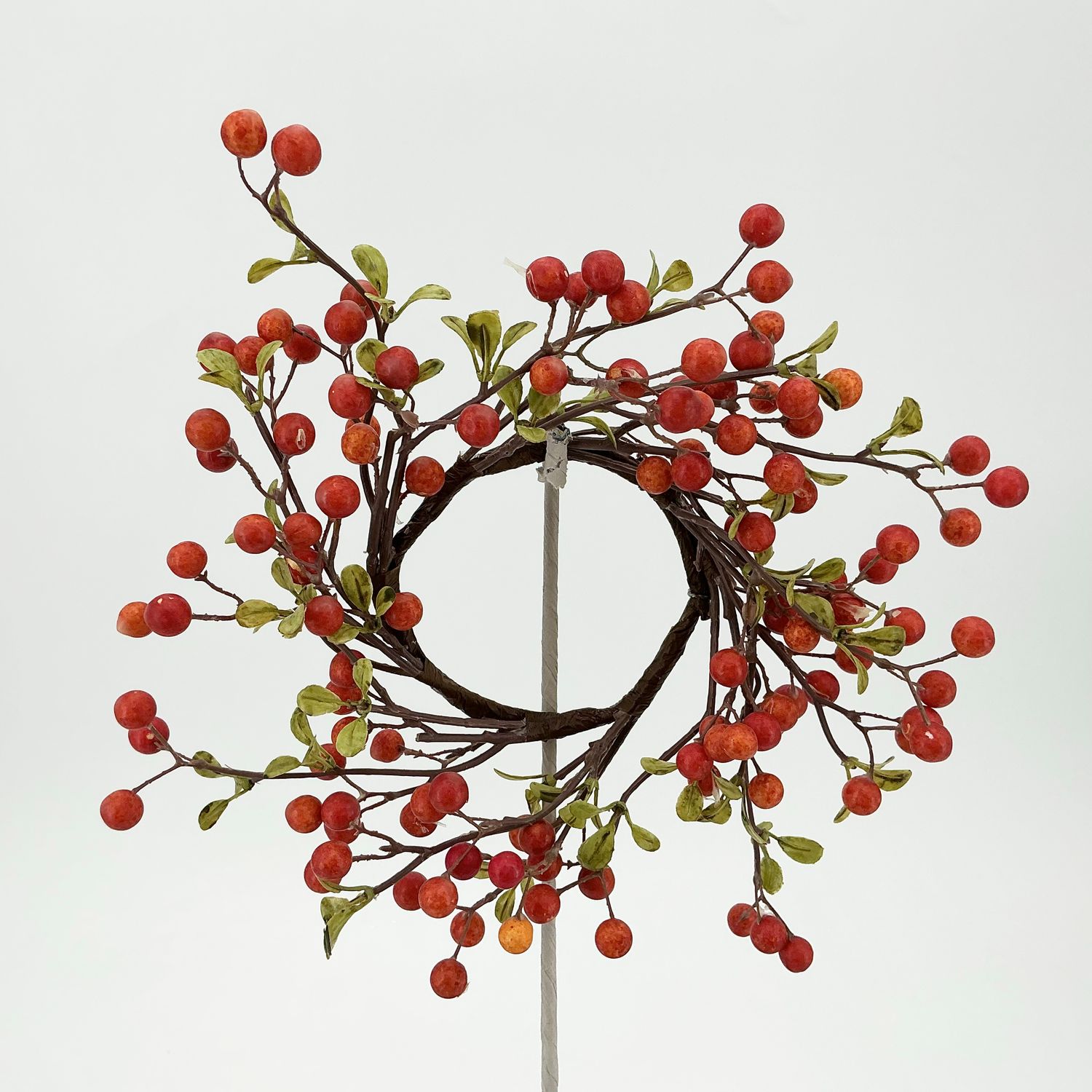 Outdoor Berry Candle Ring 3" - Orange