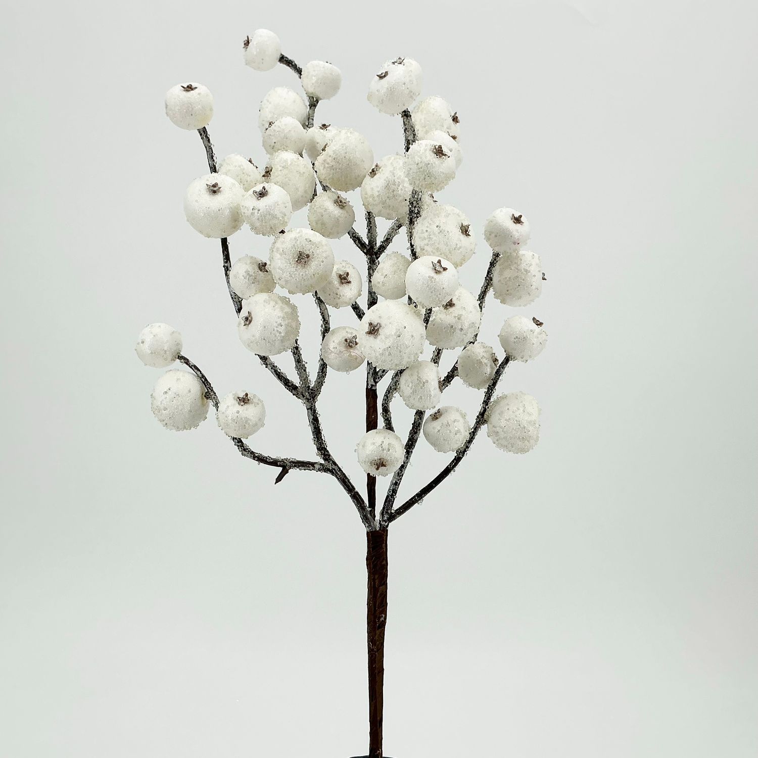 Outdoor Glitter Berry Pick 15" - White