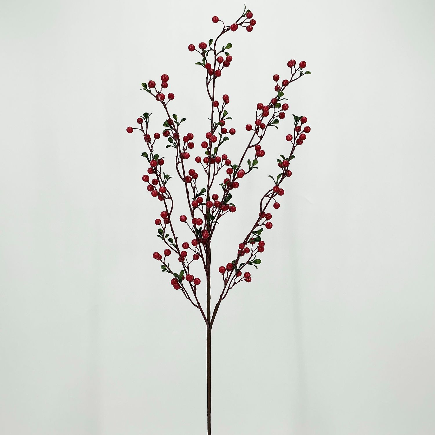 Outdoor Berry Spray 32" - Red