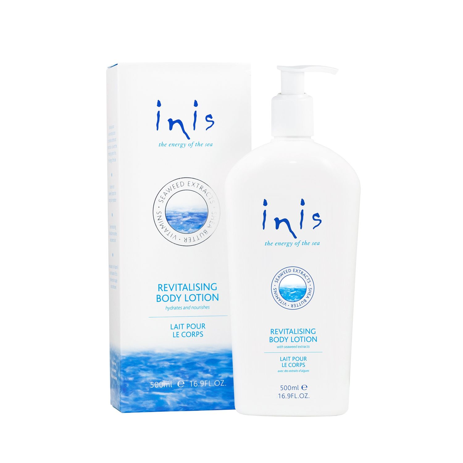 Inis Revitalising Body Lotion Large Pump 16.9 Oz.