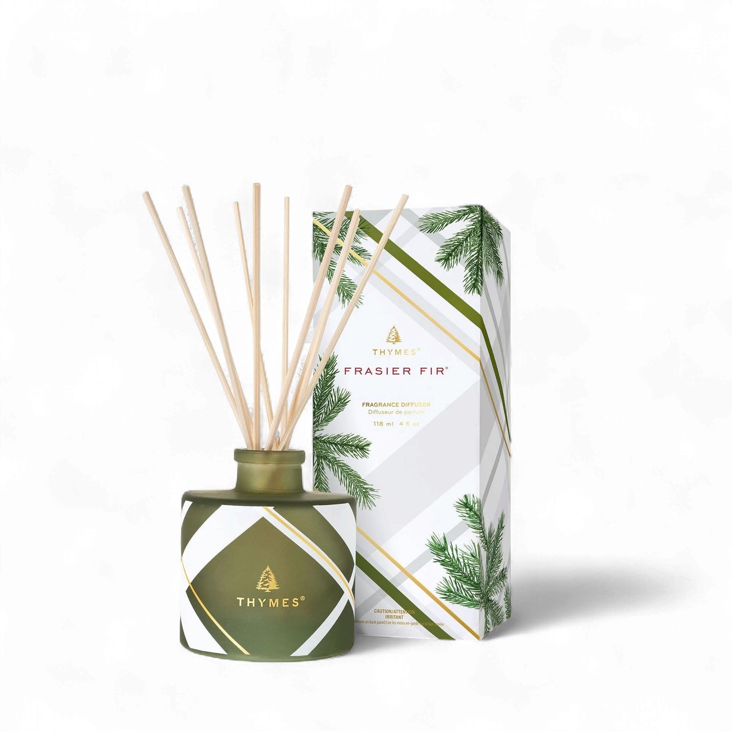 Frasier Fir Frosted Plaid Petite Diffuser
