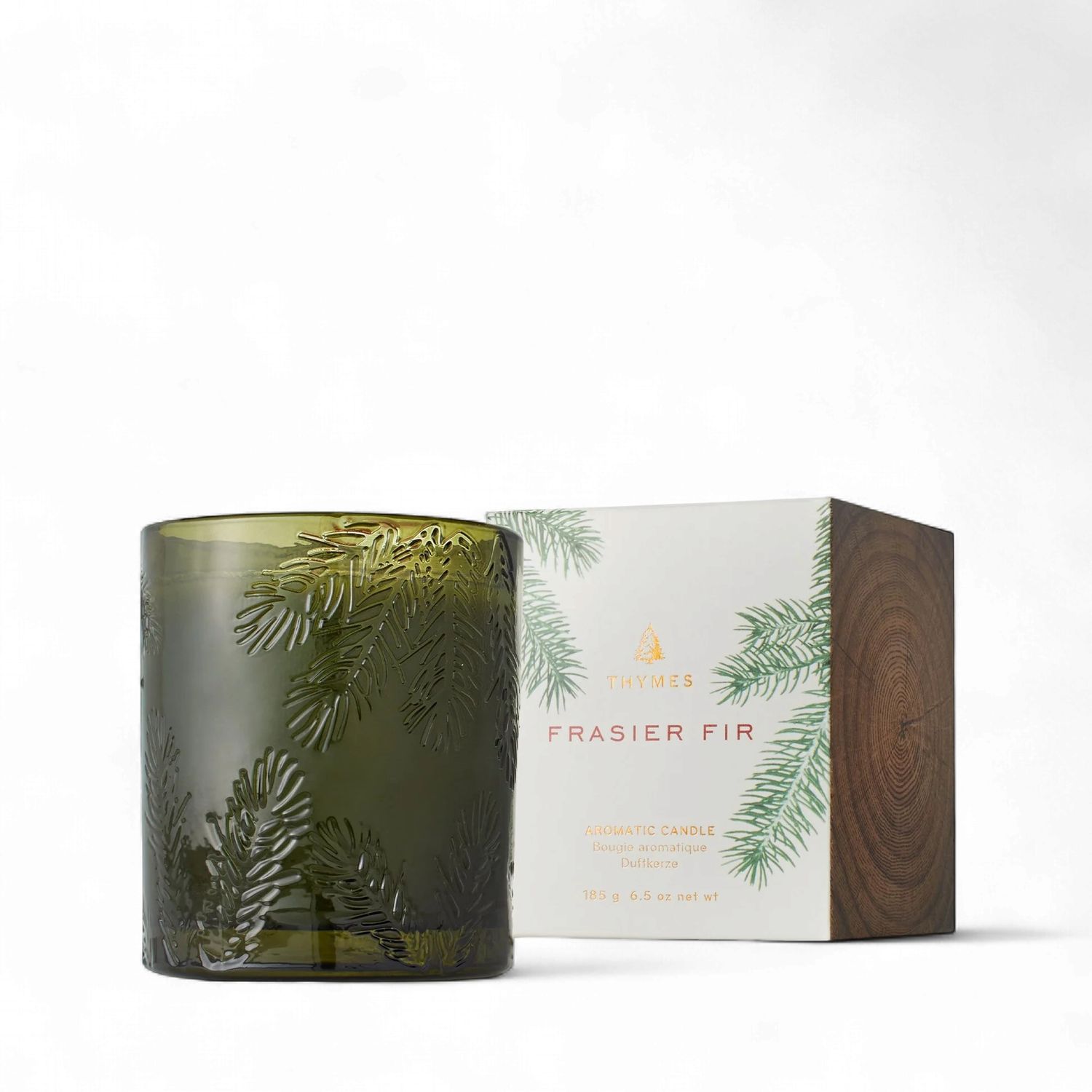 Frasier Fir Green Glass Candle