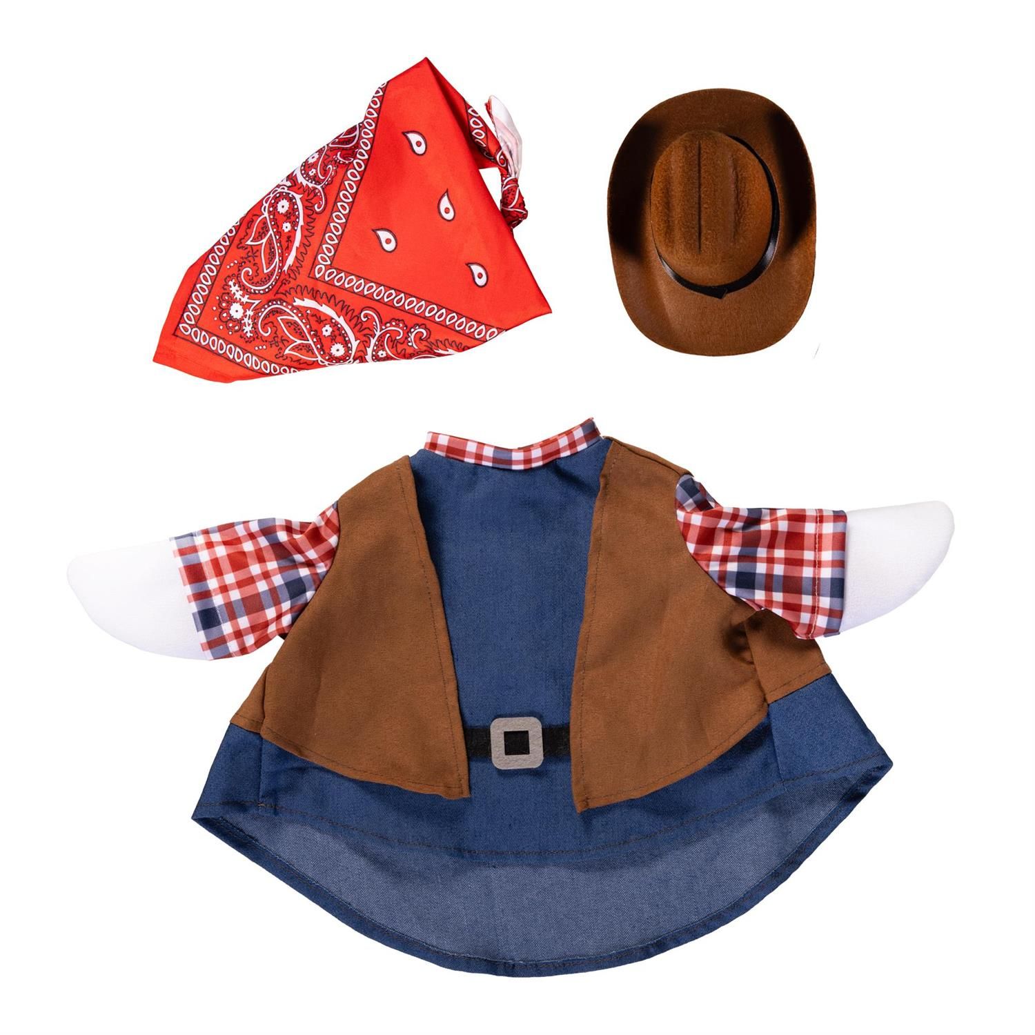Giddy the Porch Goose Outfit - Wild West