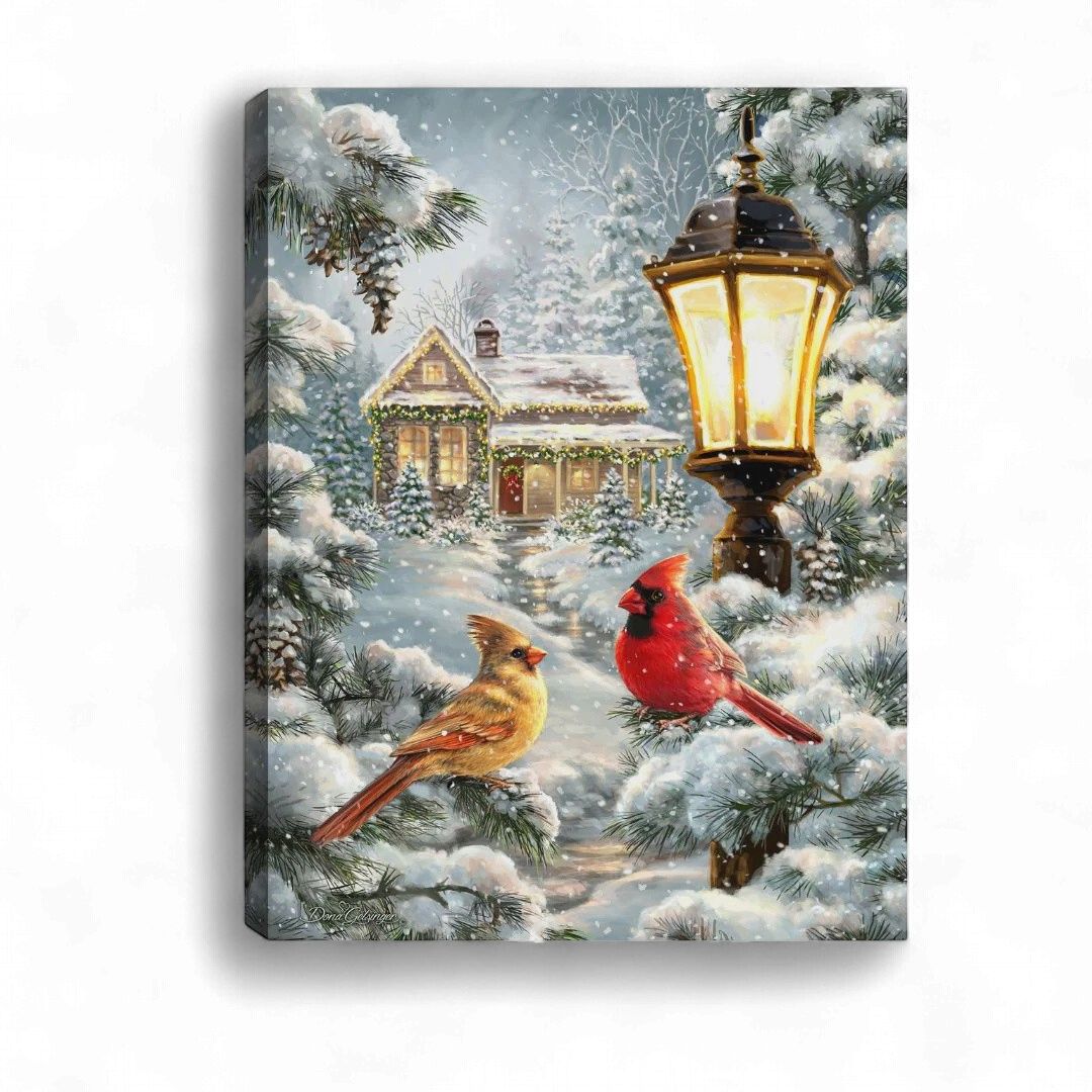 Mini Lighted Canvas 8" X 6" - All Is Calm
