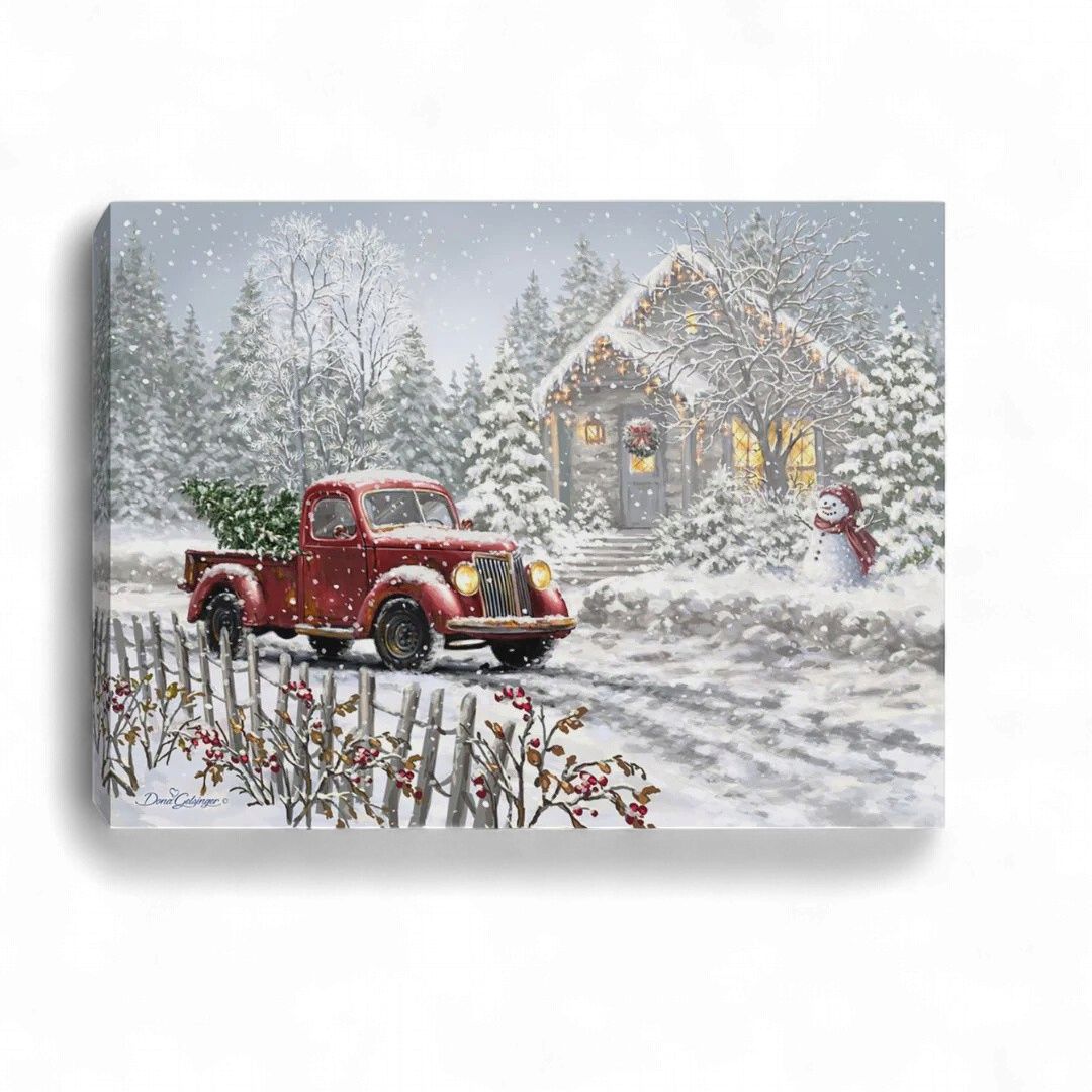 Mini Lighted Canvas 8" X 6" - Special Delivery