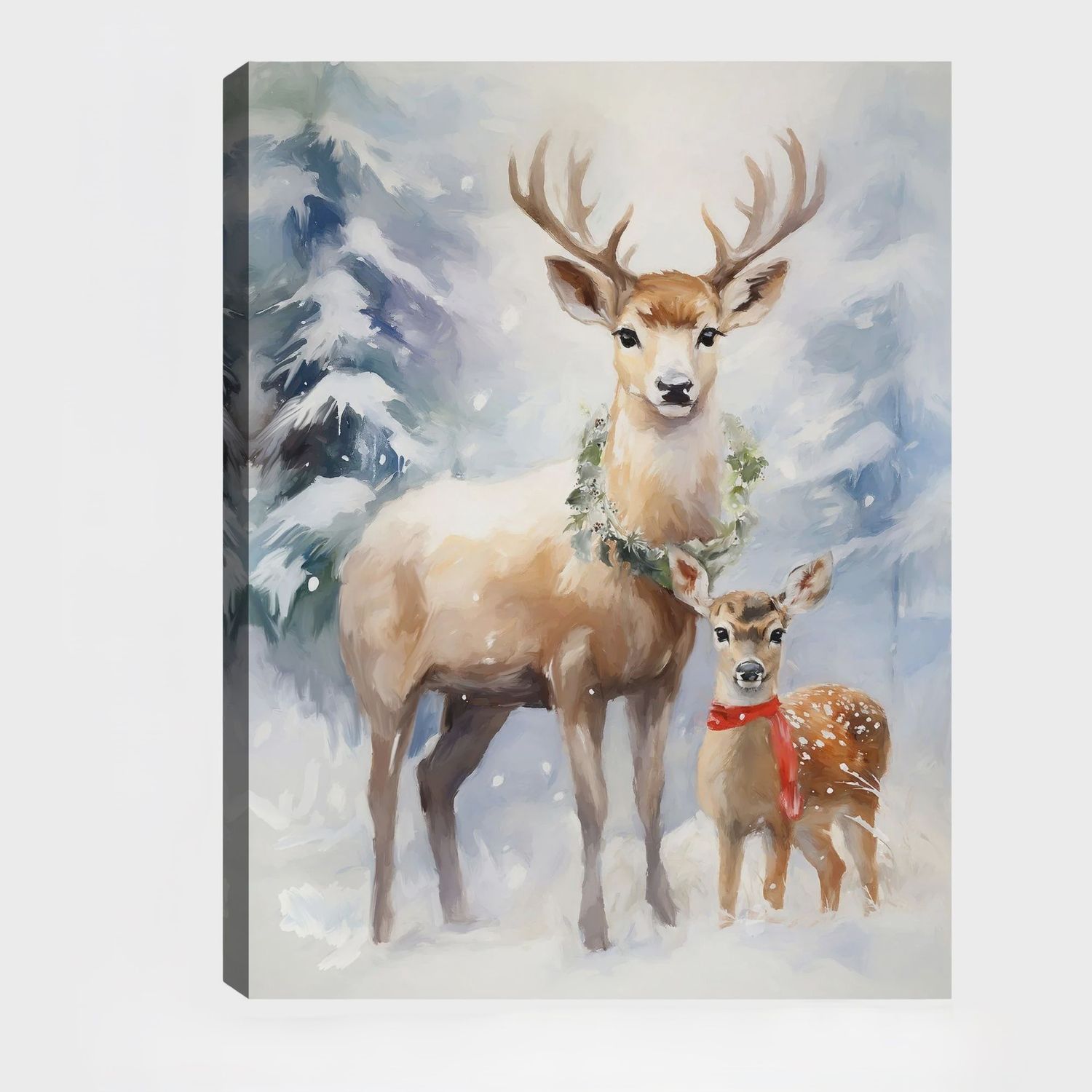 Mini Lighted Canvas 8" X 6" - Winter Guidance