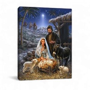 Backlit Print 18" X 24" - A Savior Is Born