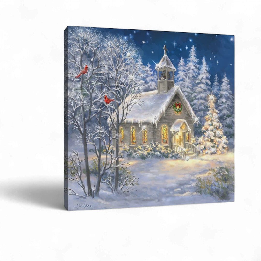 Pizazz Print 10" X 10" - Chapel In The Woods