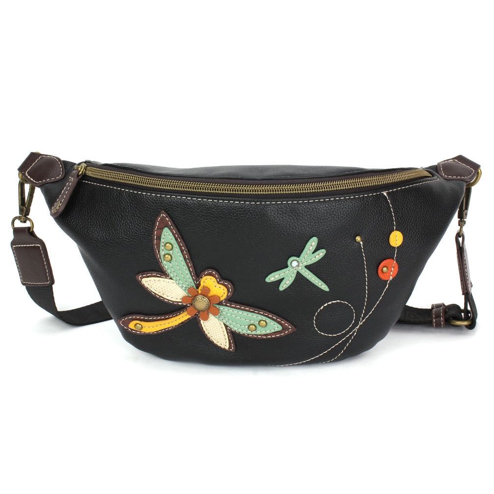 Fanny Pack - Dragonfly  - Black