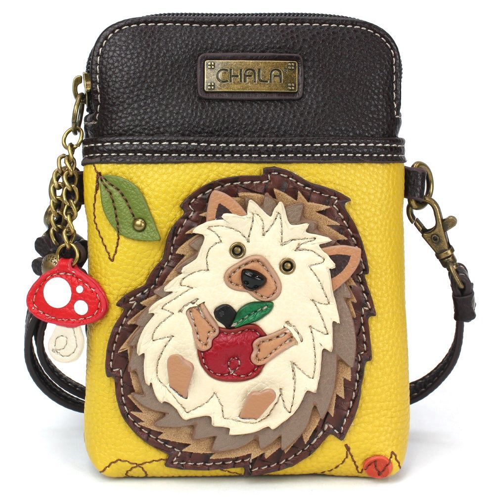 Cellphone Crossbody - Hedgehog A - Mustard