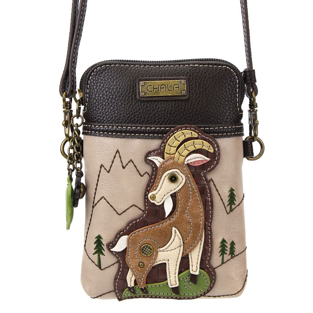 Cellphone Crossbody - Goat  - Ivory