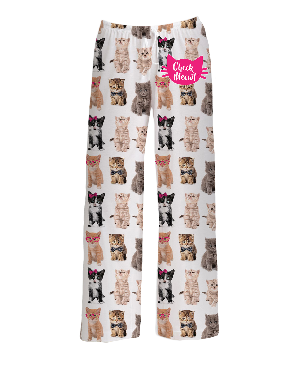 Lounge Pants - Check Meowt
